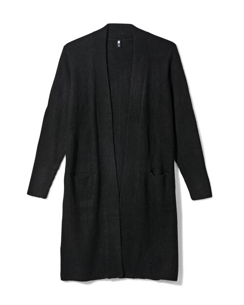 gilet femme Lana en maille noir