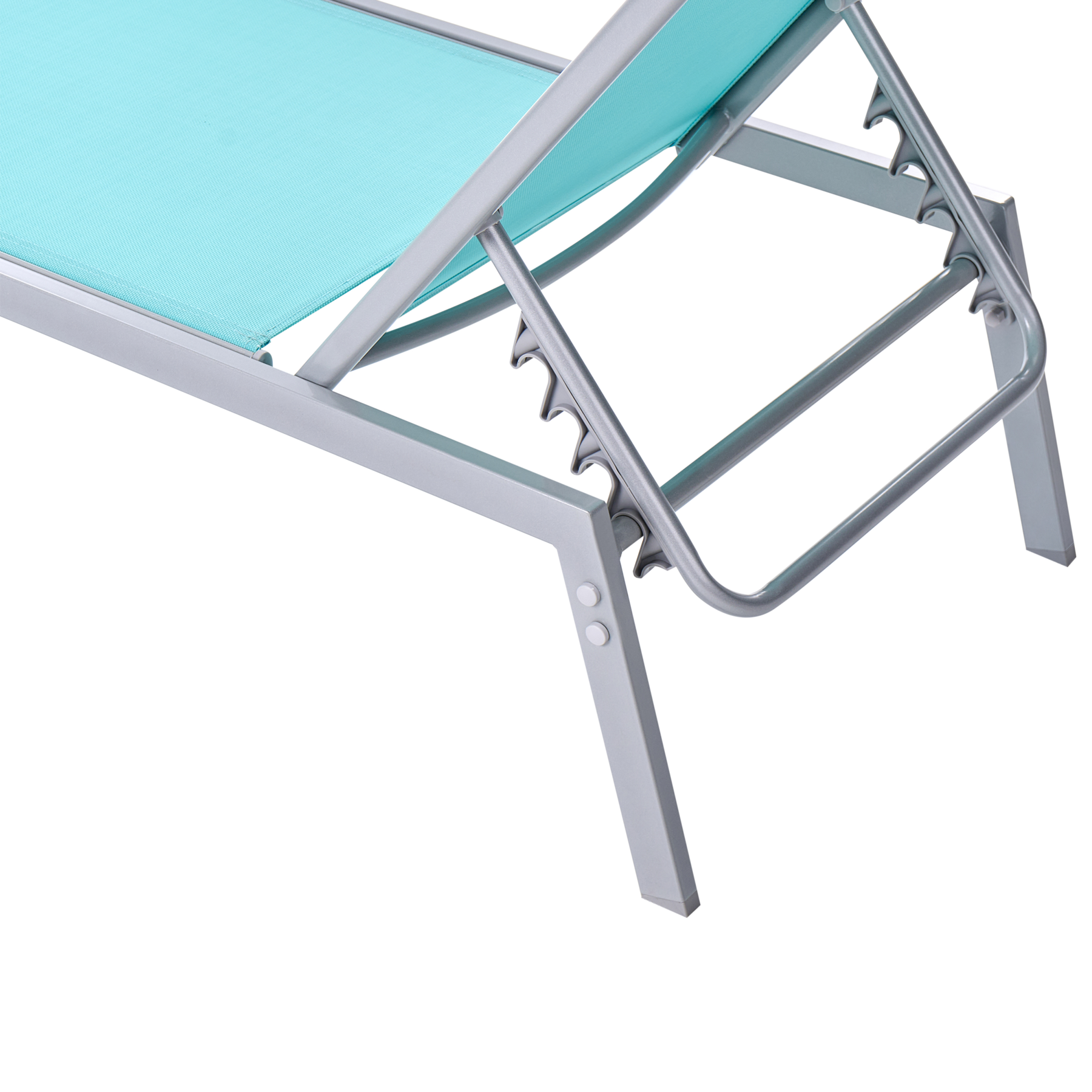 Beliani - NOLI - Strandstoel - Turquoise - Polyester