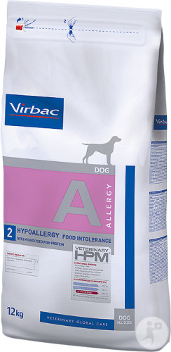 Virbac Veterinary HPM Dog Allergy A2 Intolérances Alimentaires 12kg