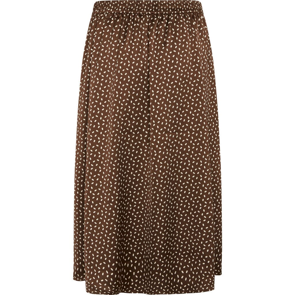 Bruuns Bazaar AcaciaBBAmattas skirt brown cream dot print