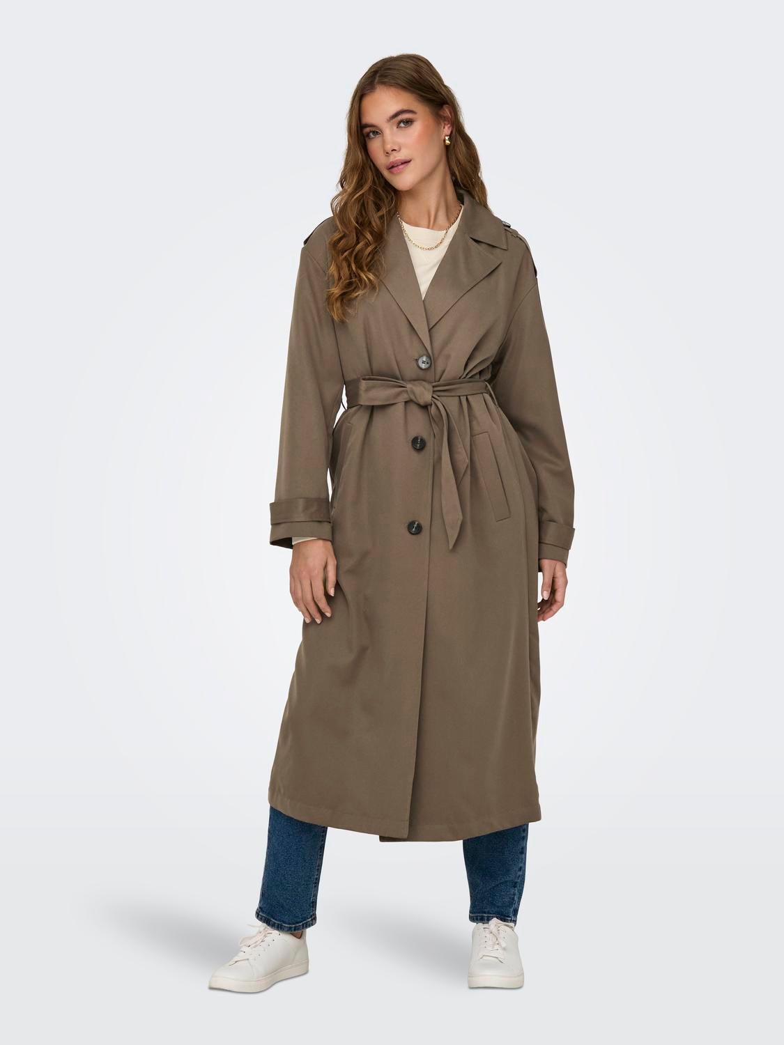 ONLLINE Trenchcoat Walnut