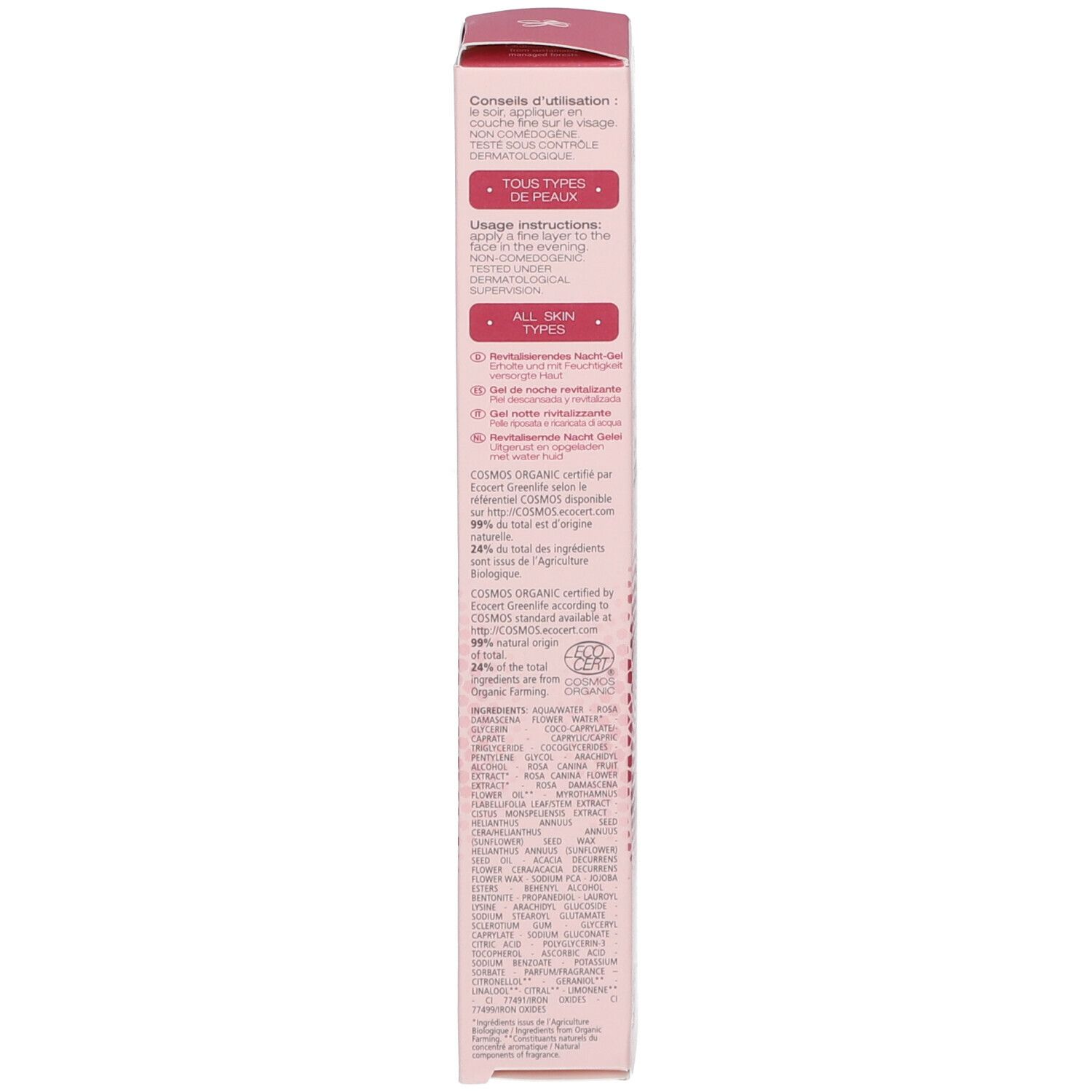 Melvita Bio-zertifizierte BB Creme Source de Roses heller Farbton