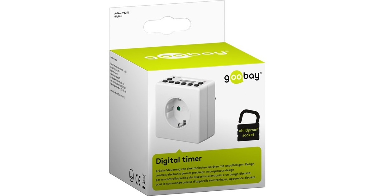 goobayDigitale tijdschakelaar 93256  (Wit)