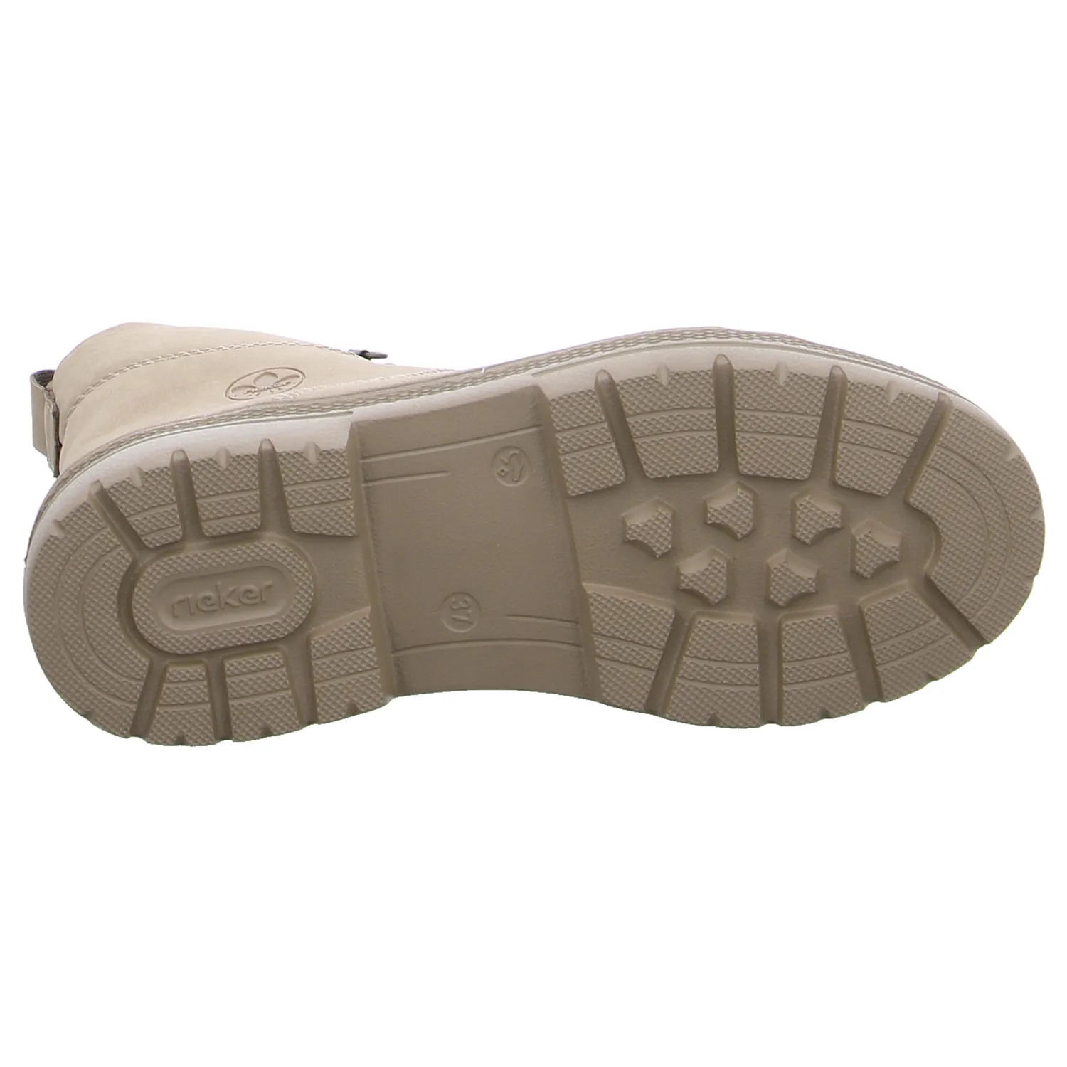 RIEKER Boot Beige Lederimitat