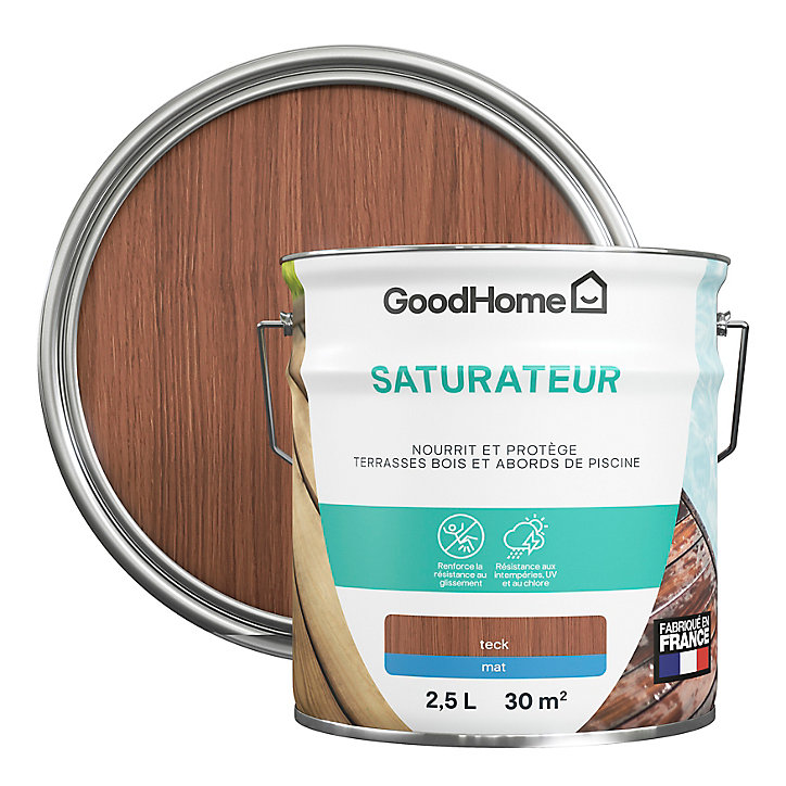 Saturateur extérieur terrasse mat GoodHome 2.5L