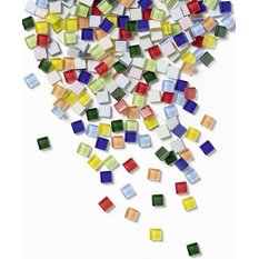 Carreau de verre pour mosaïque PASTEL, 10 x 10 mm