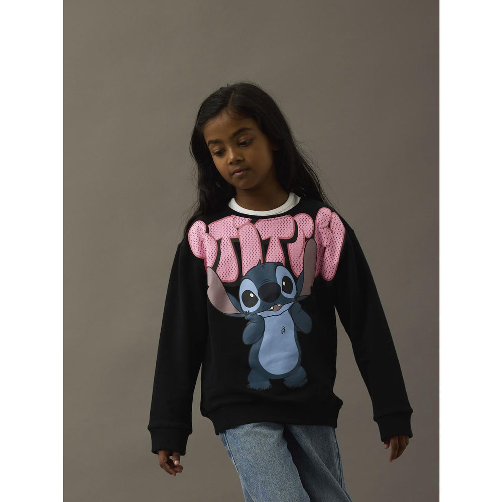 Køb Name It Black Nkfodimi Stitch Rlx Sweat Bru Wdi