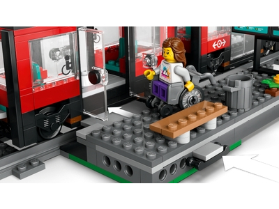 LEGO Stadstram en station (60423)