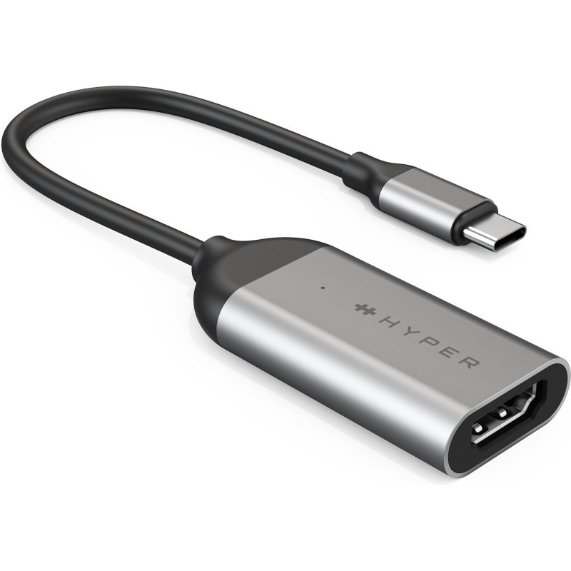 HYPER HD-H8K USB Type-C HDMI Acier inoxydable