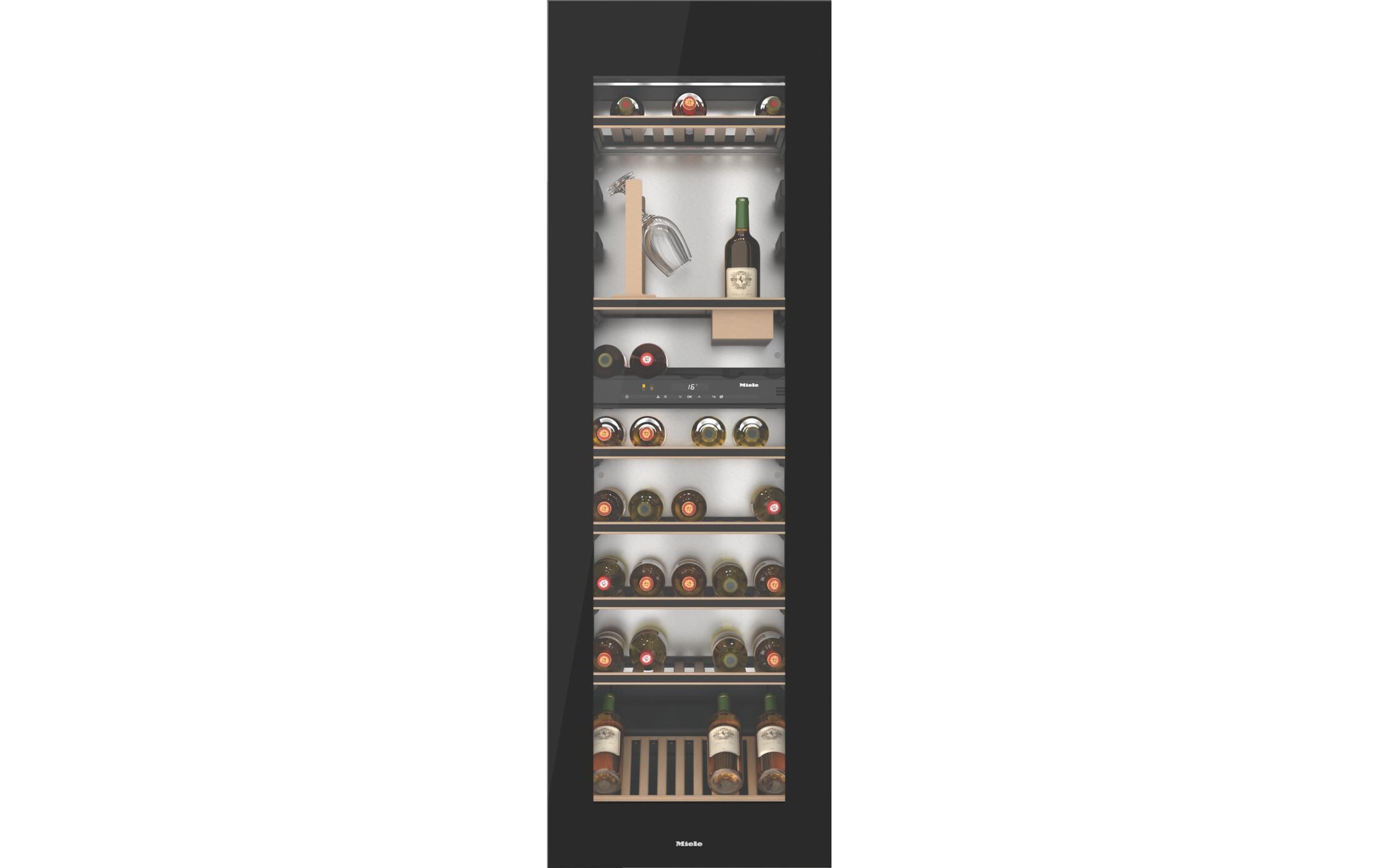 Einbauweinkühlschrank KWT 6722 iGS-1 Rechts<br>Einbau-Weinschrank mit FlexiFrame, SommelierSet und Push2open für anspruchsvollste Weinliebhaber