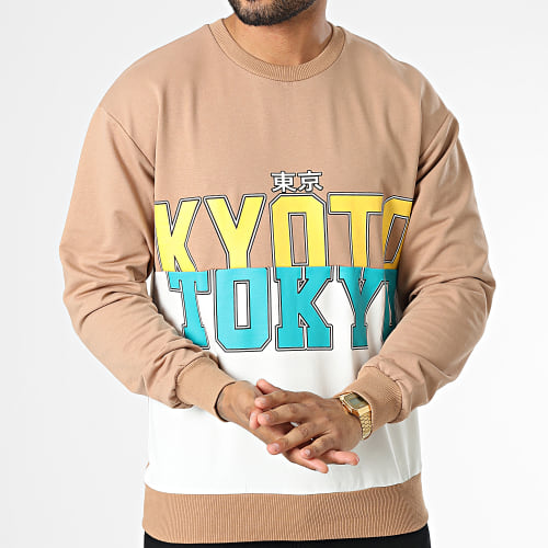 Sweat Crewneck GK-1065 Marron