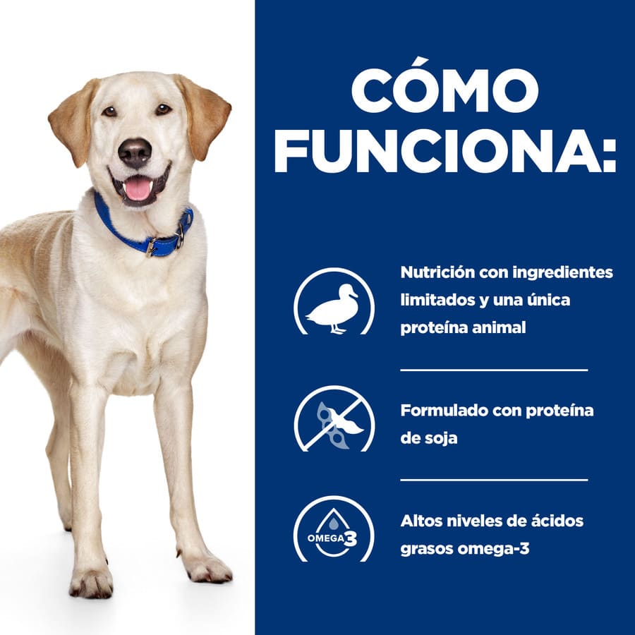 Ração Hill's Prescription Diet Food Sensitives d/d para Cães com Pato