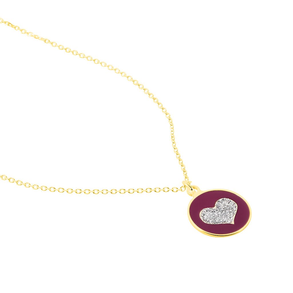 Collier Chlea Coeur Or Jaune