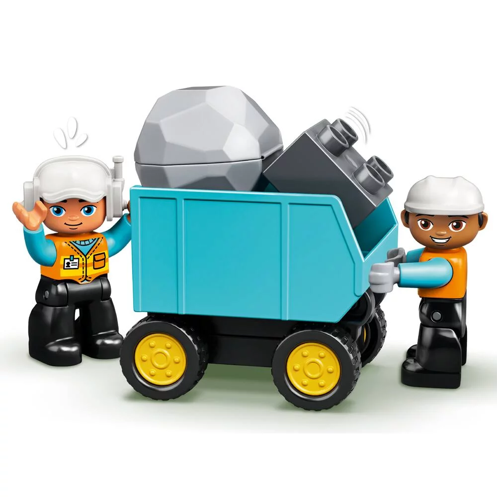 LEGO®DUPLO®MA VILLE 10931 - LE CAMION ET LA PELLETEUSE