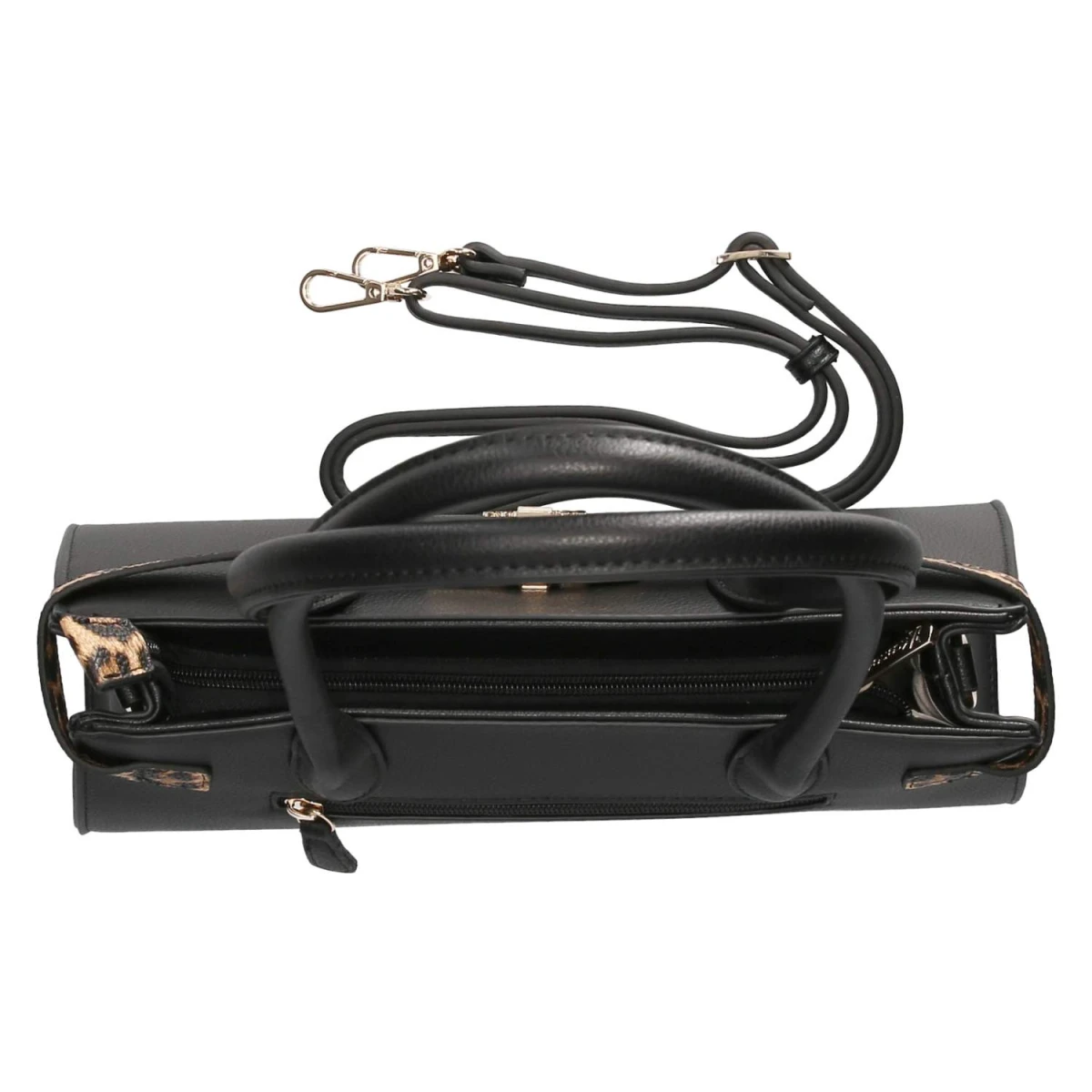 KaerlekSchultertasche - schwarz/braun