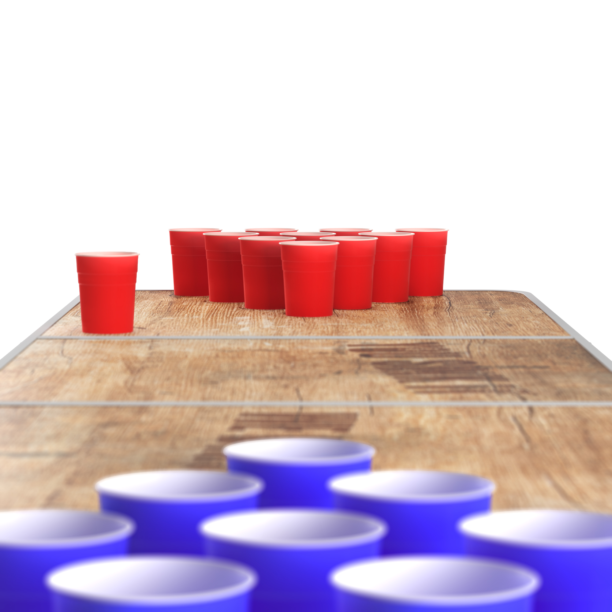 Beer-Pong Tisch WOOD 240 x 60 cm