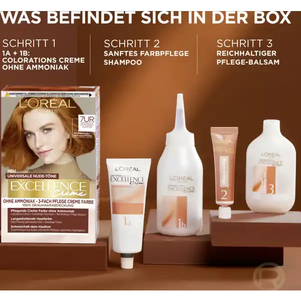 Creme Farbe 7UR Universal Kupfer