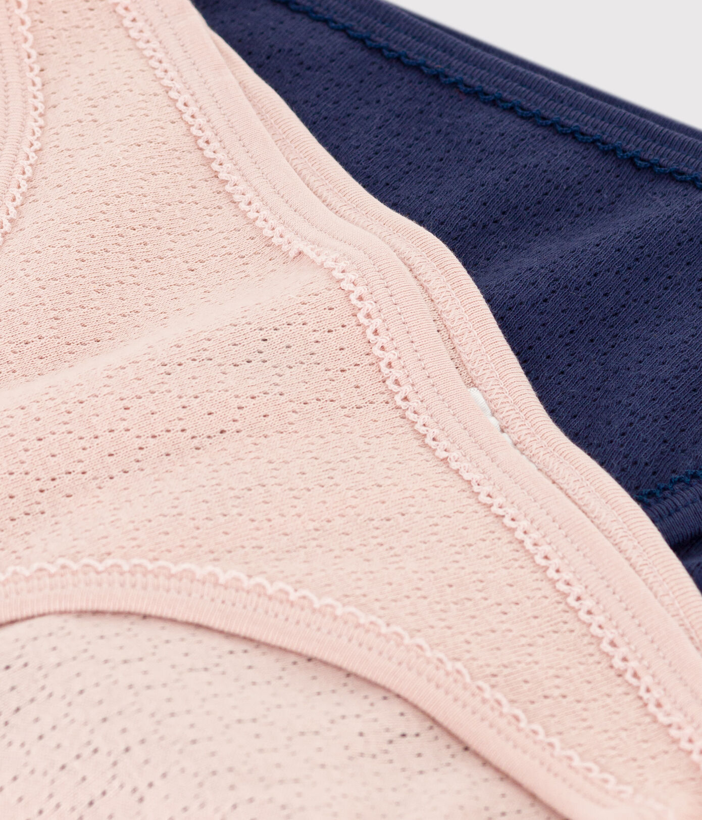 Lot 2 culottes coton en ajouré Femme