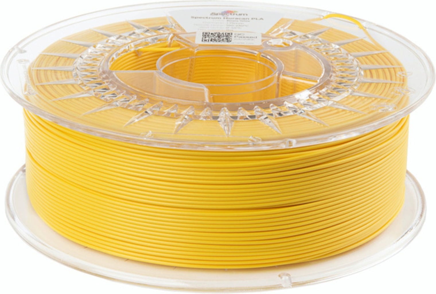 Spectrum  Huracan PLA Banana Yellow, 1,75 mm / 1000 g    High-Speed-PLA für 3D-Druck bis 350 mm/s in Banana Yellow