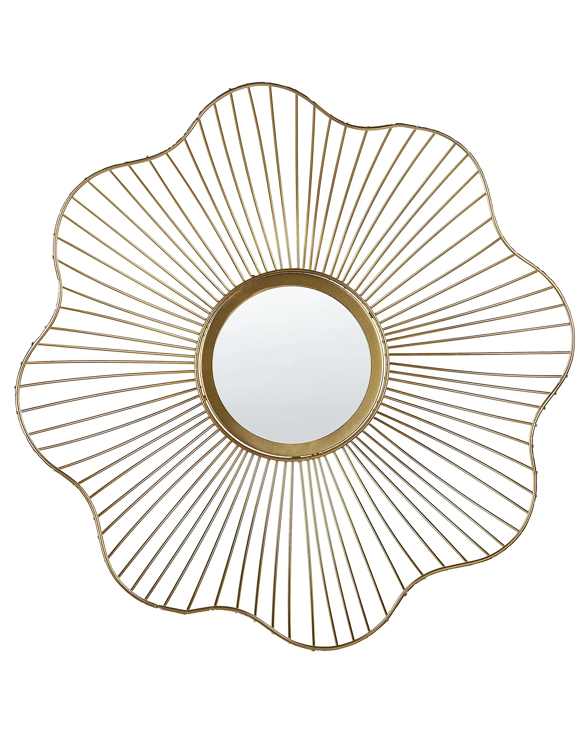 Wandspiegel SENS 40 cm 40 cm Metaal Goud