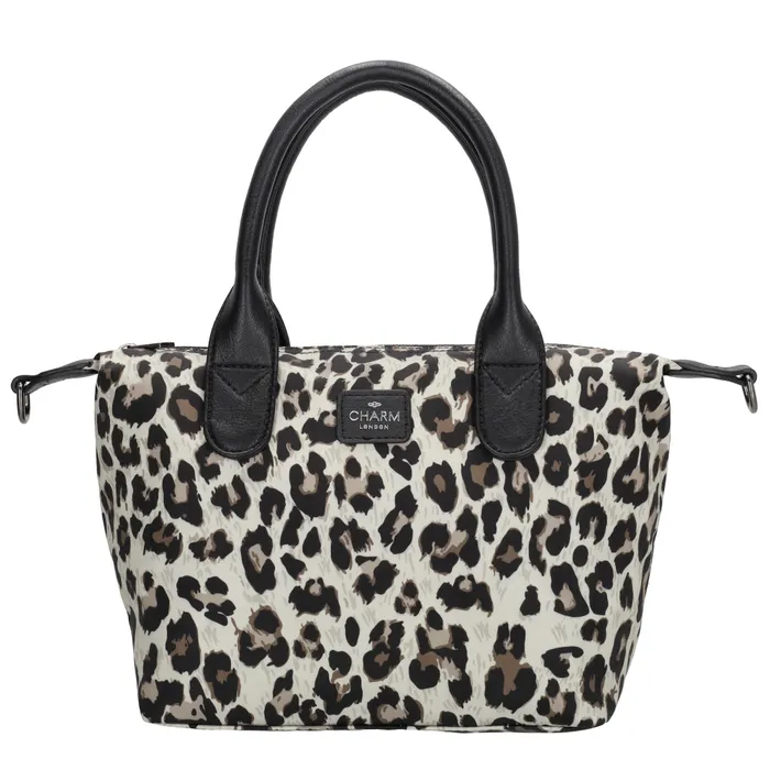 Charm London Buckingham Handtas Luipaard beige