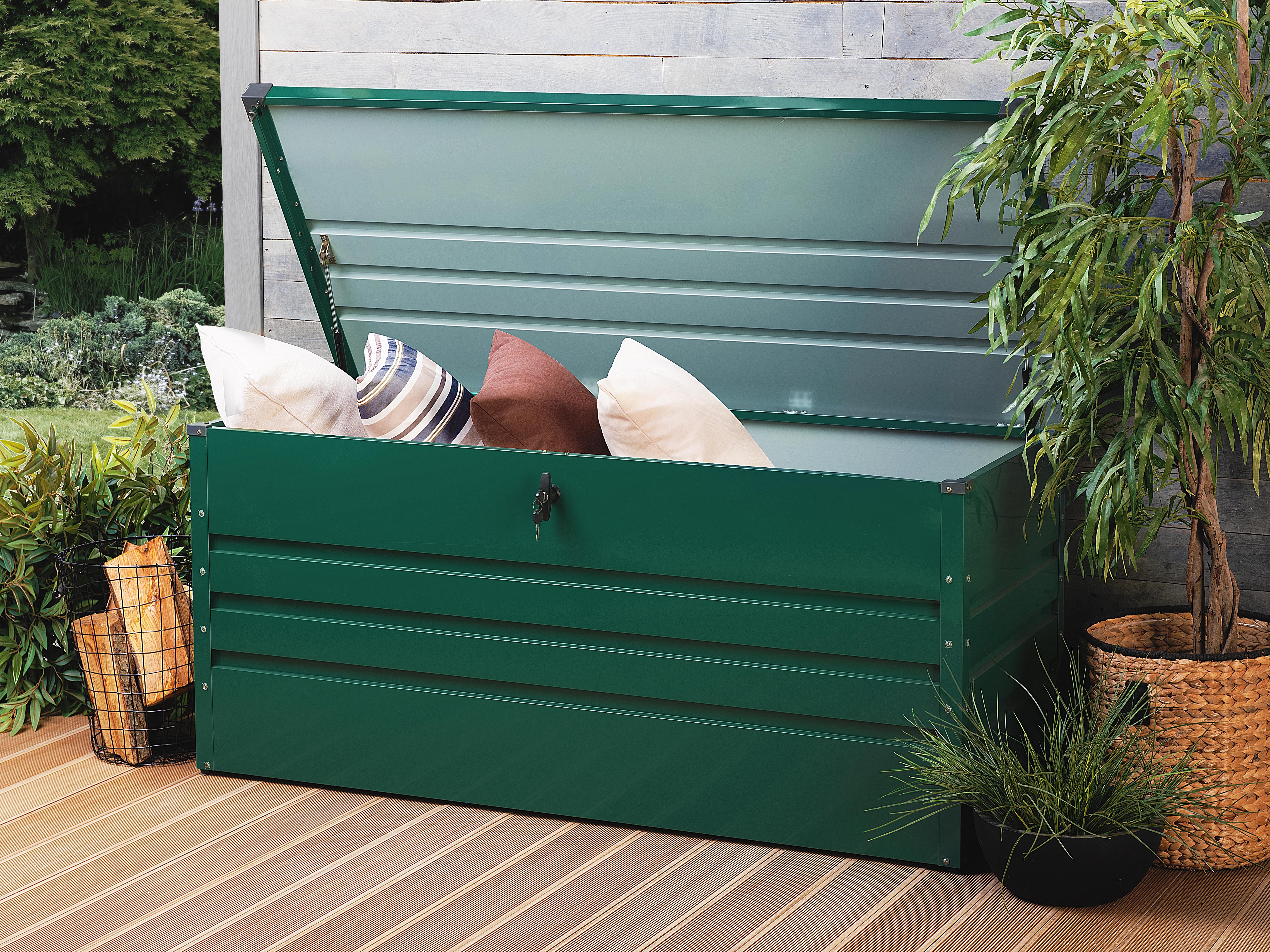 Kussenbox CEBROSA 132 cm 62 cm Donkergroen