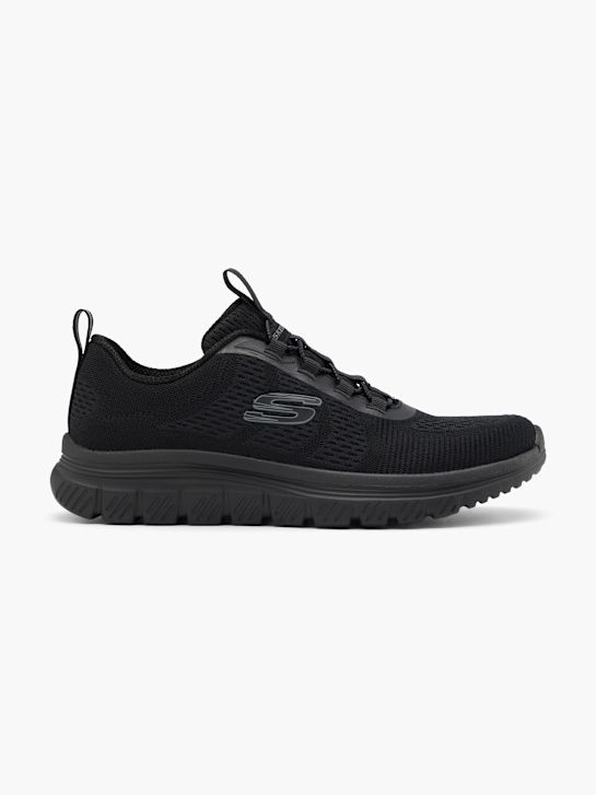Skechers GRACEFUL 4.0 Slip-Ons Schwarz