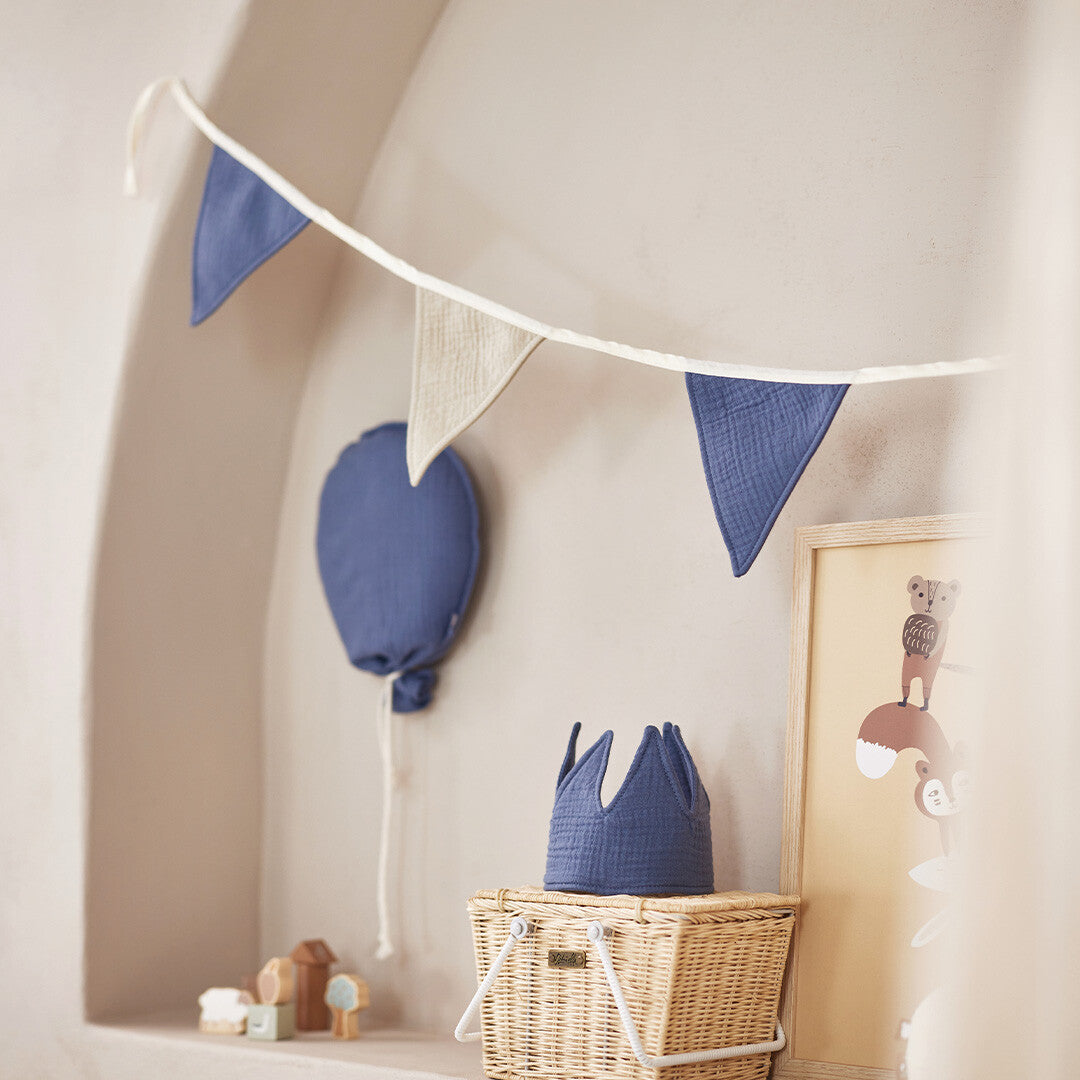 Jollein ballon - jeans blue - 25x50 cm