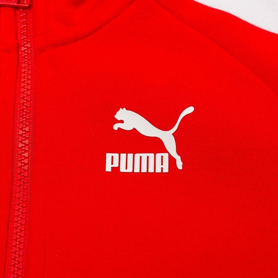 PUMA Veste Iconic T7 - Rouge/Blanc Enfant