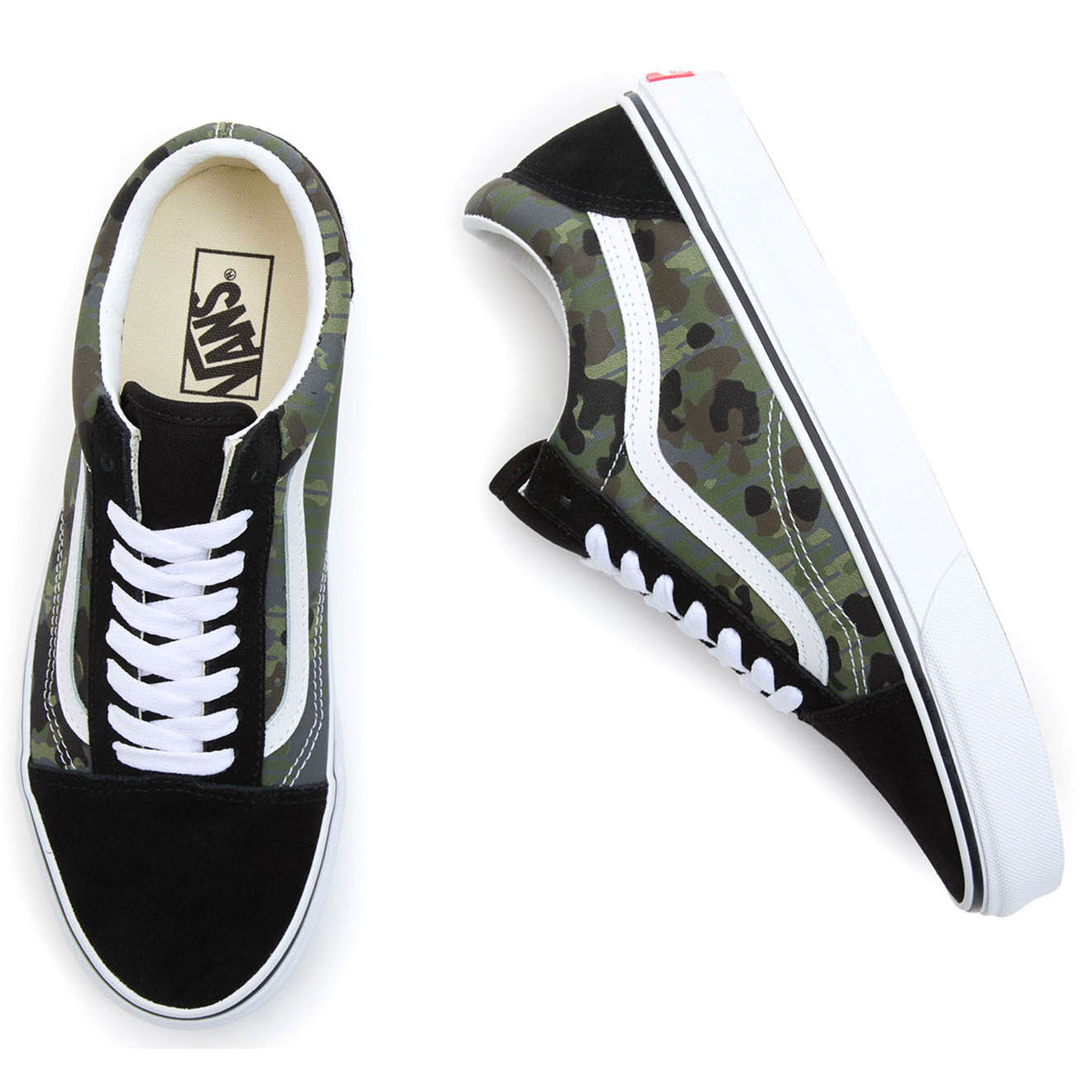 Vans Baskets Old Skool noir/camouflage