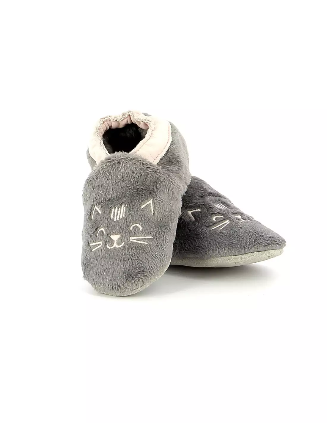 ROBEEZ HAIRY - Chaussons Gris