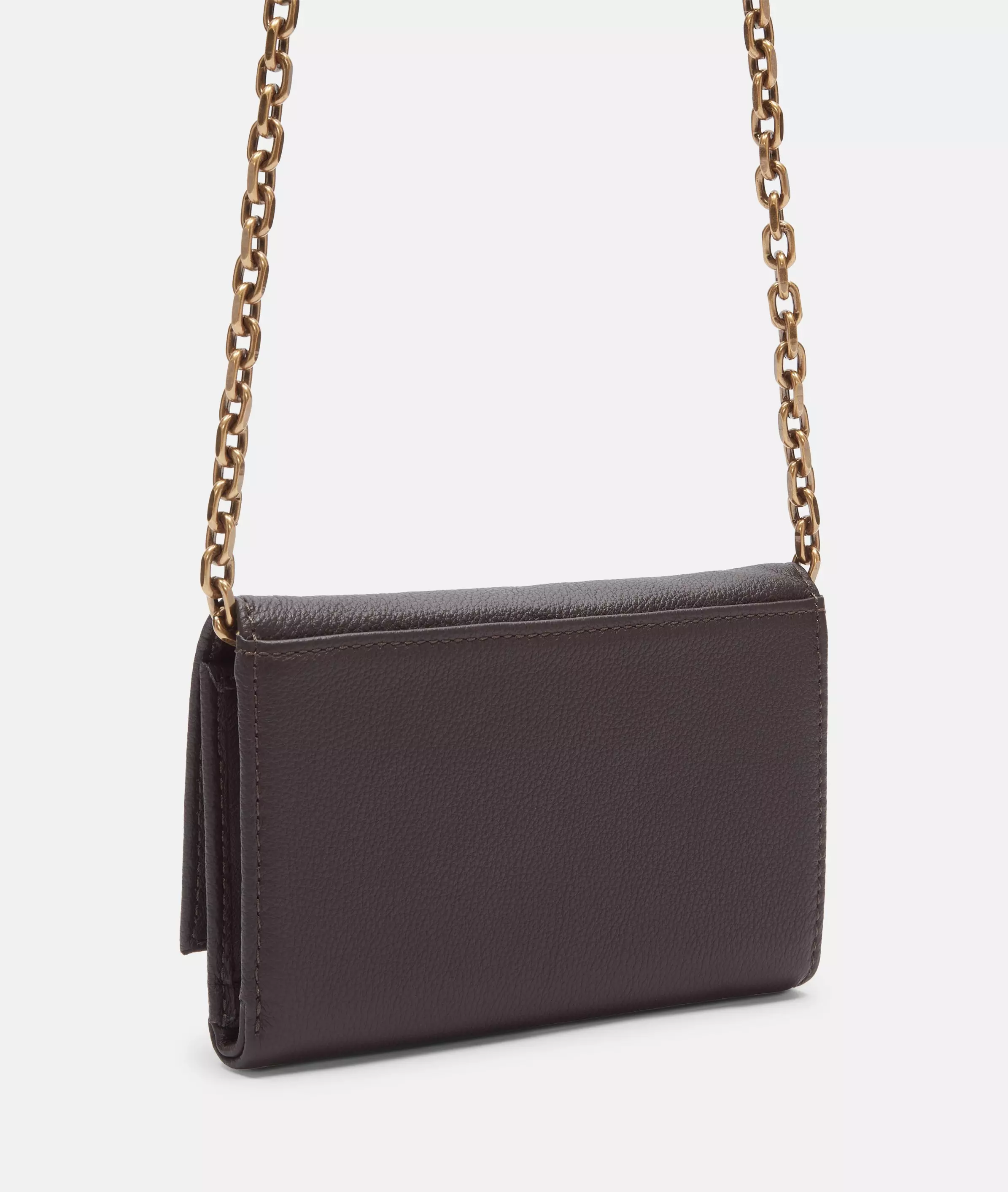 Malia wallet L Large wallet with chain strap made from cowhide