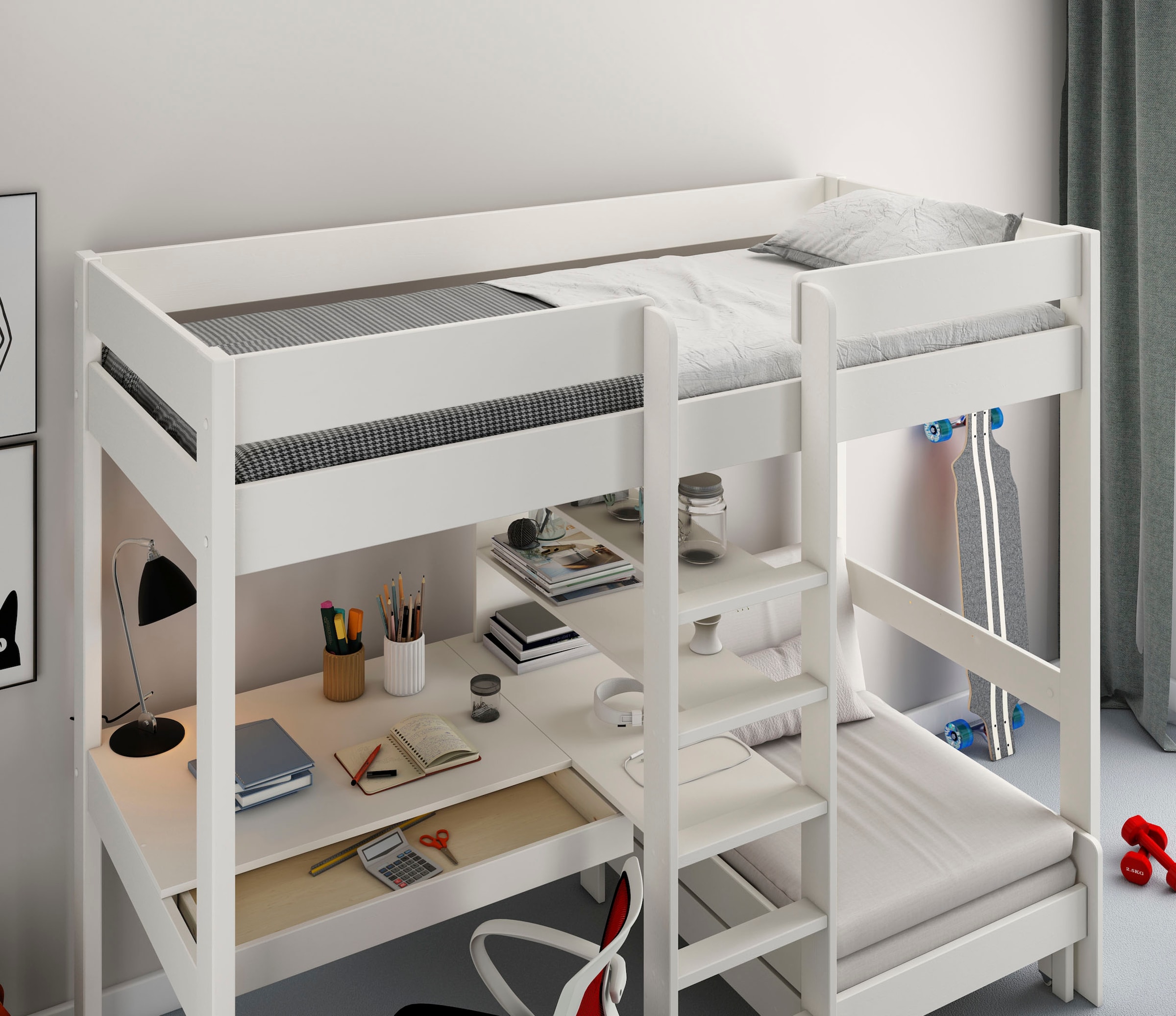 Lüttenhütt Hochbett »Stockbett, Kinderbett, 