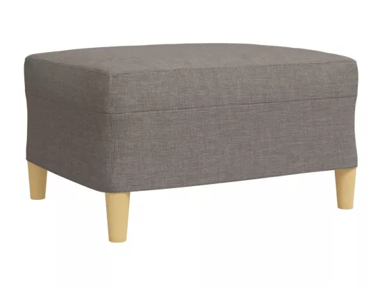 Ensemble de canapés 3 pièces repose-pied et coussins décoratifs