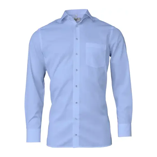 Men´s Shirt Comfort Fit Long Sleeve - lyseblå