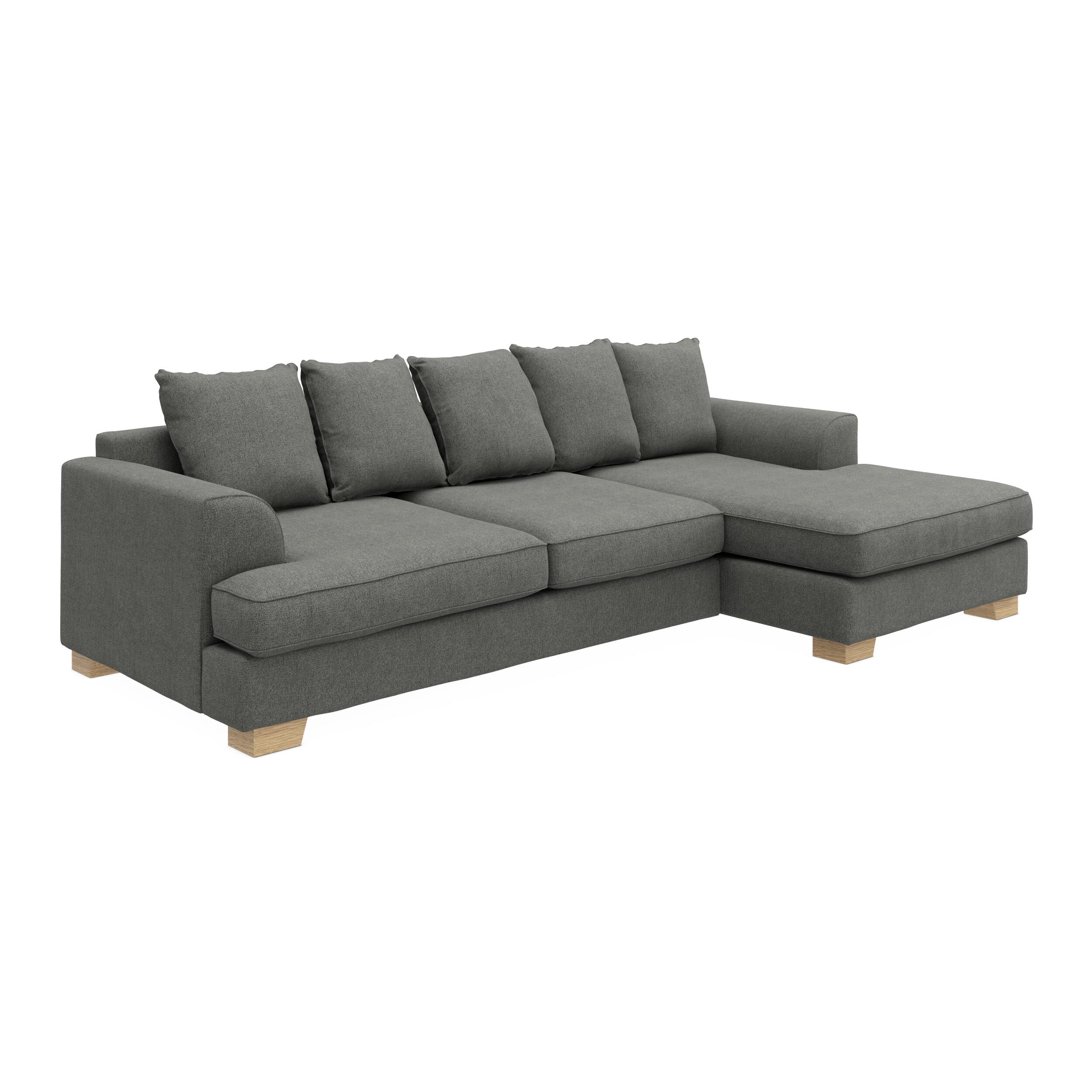 Kingston højrevendt sofa med chaiselong