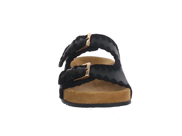 AQA Shoes A8766 black/camel