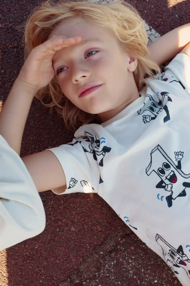 Sturdy Sturdy t-shirt aop - Run the Day offwhite