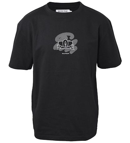 Hound T-Shirt - Blåck m. Print