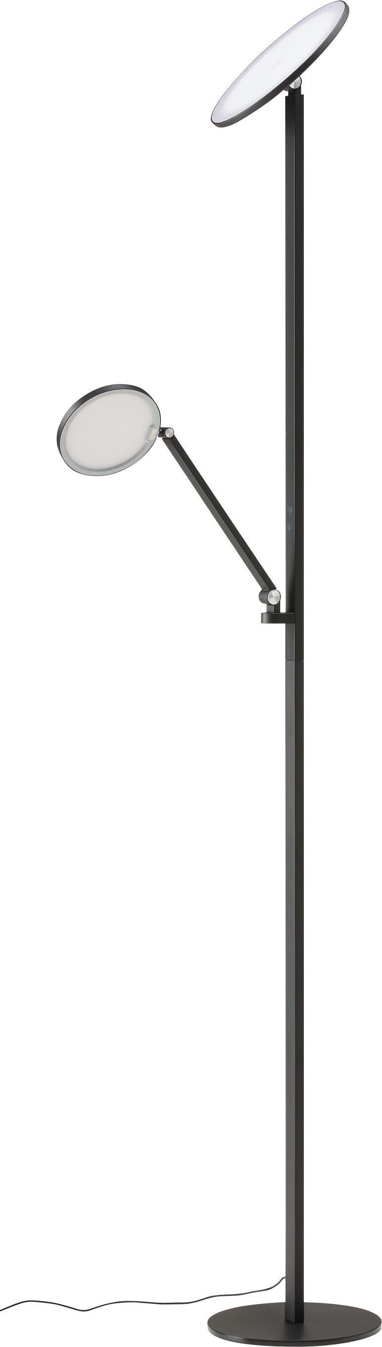 CERVINIA Stehleuchte - Schwarz / H: 179.8 cm x D: 25.0 cm