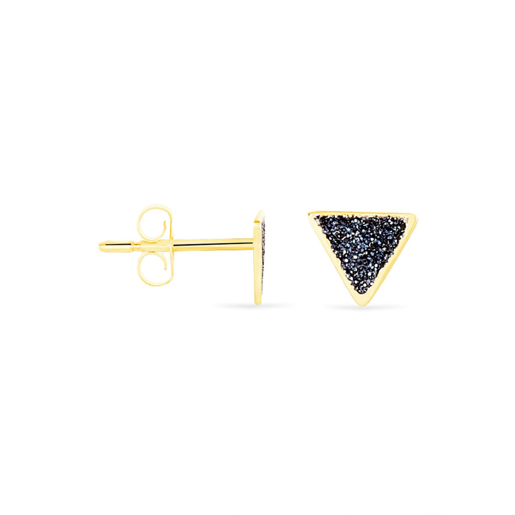 Boucles D'oreilles Puces Yora Or Jaune