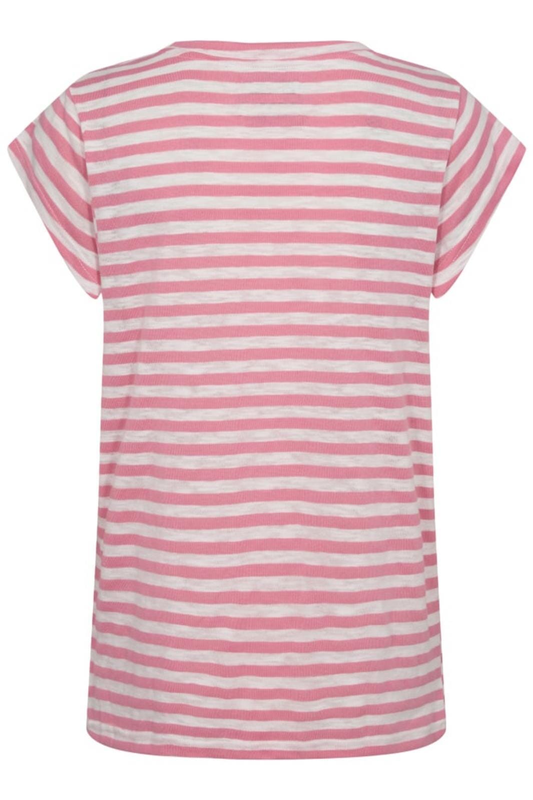 Liberte Ulla-Stripe-Tshirt barbie pink white stripe