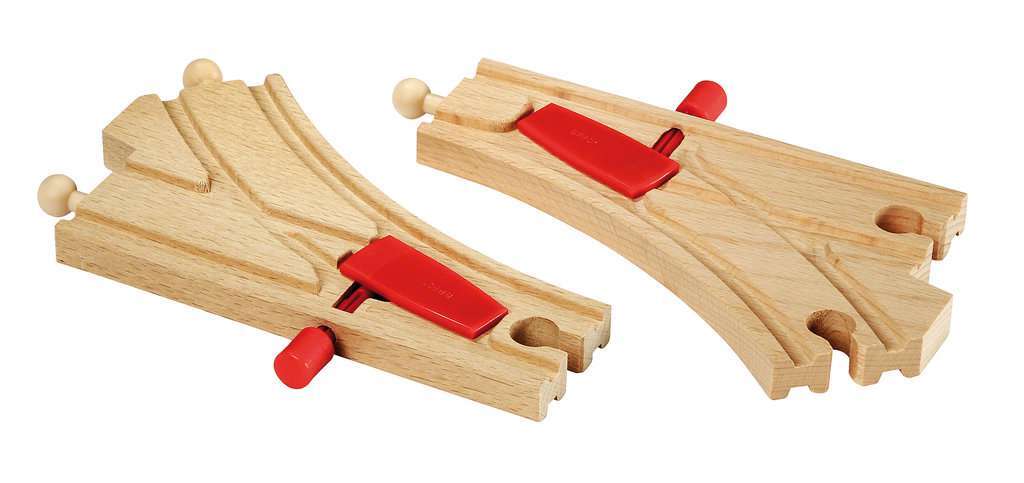 BRIO Spiel Mech. Weichenpaar (L1/M1)
