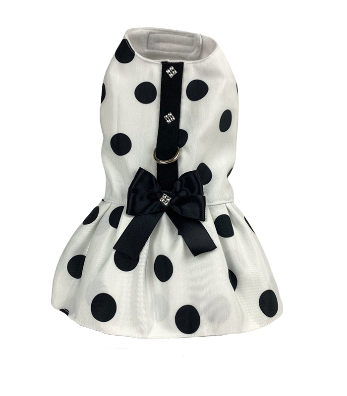 Vestido de bolinhas ideal para cães da Ideal Pets