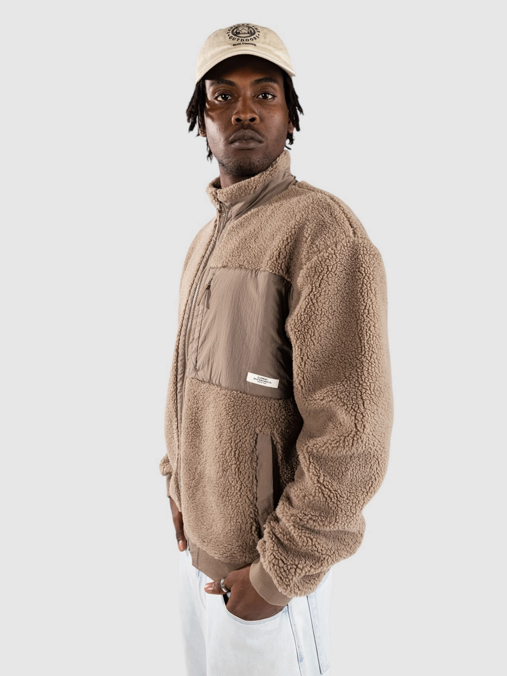 Element Oak Sherpa Jacket walnut