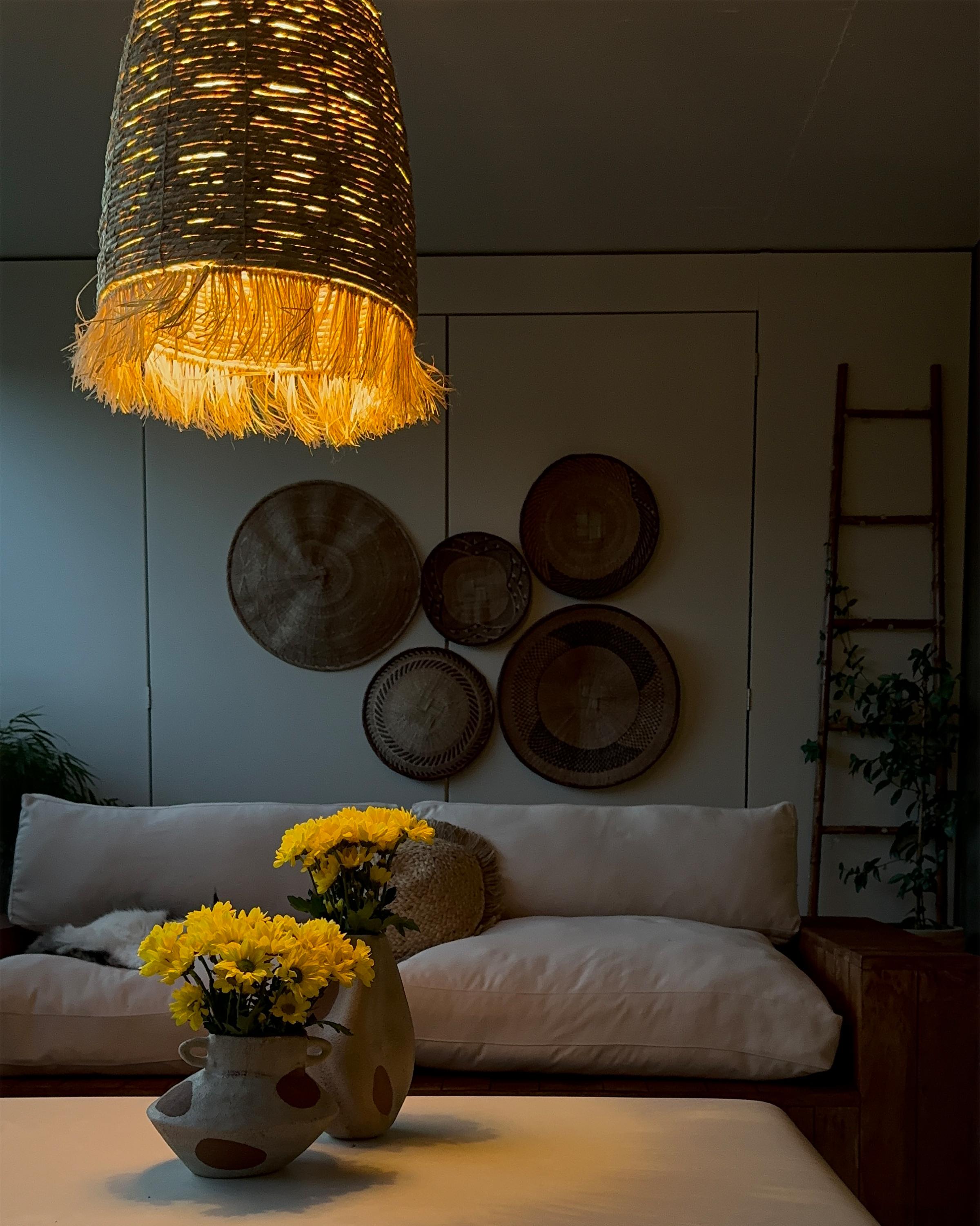 Hanglamp TUTONG Wicker Natuurlijk