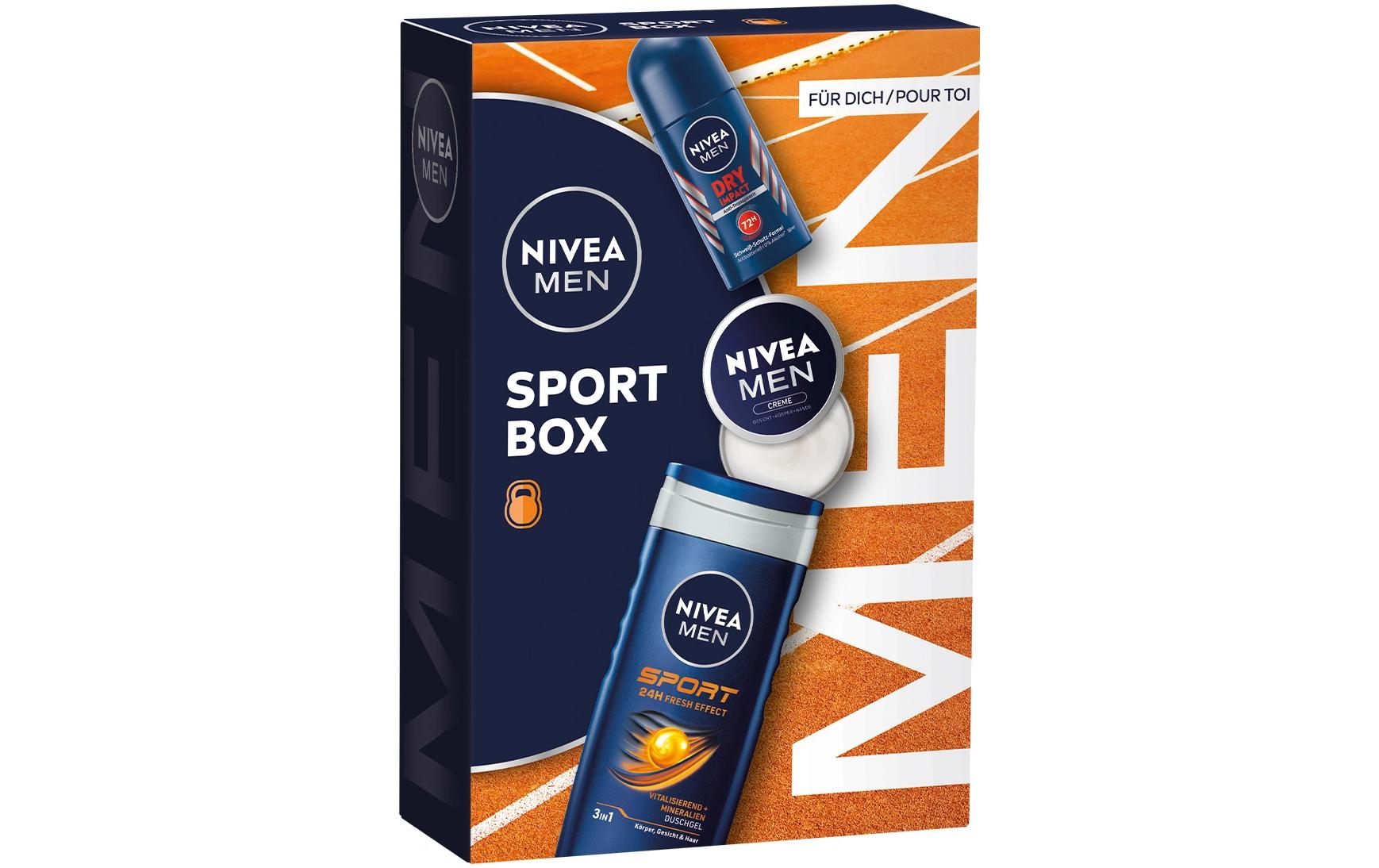 Geschenkset Sport Box 2024Vitalisierende Pflege für Sportliche