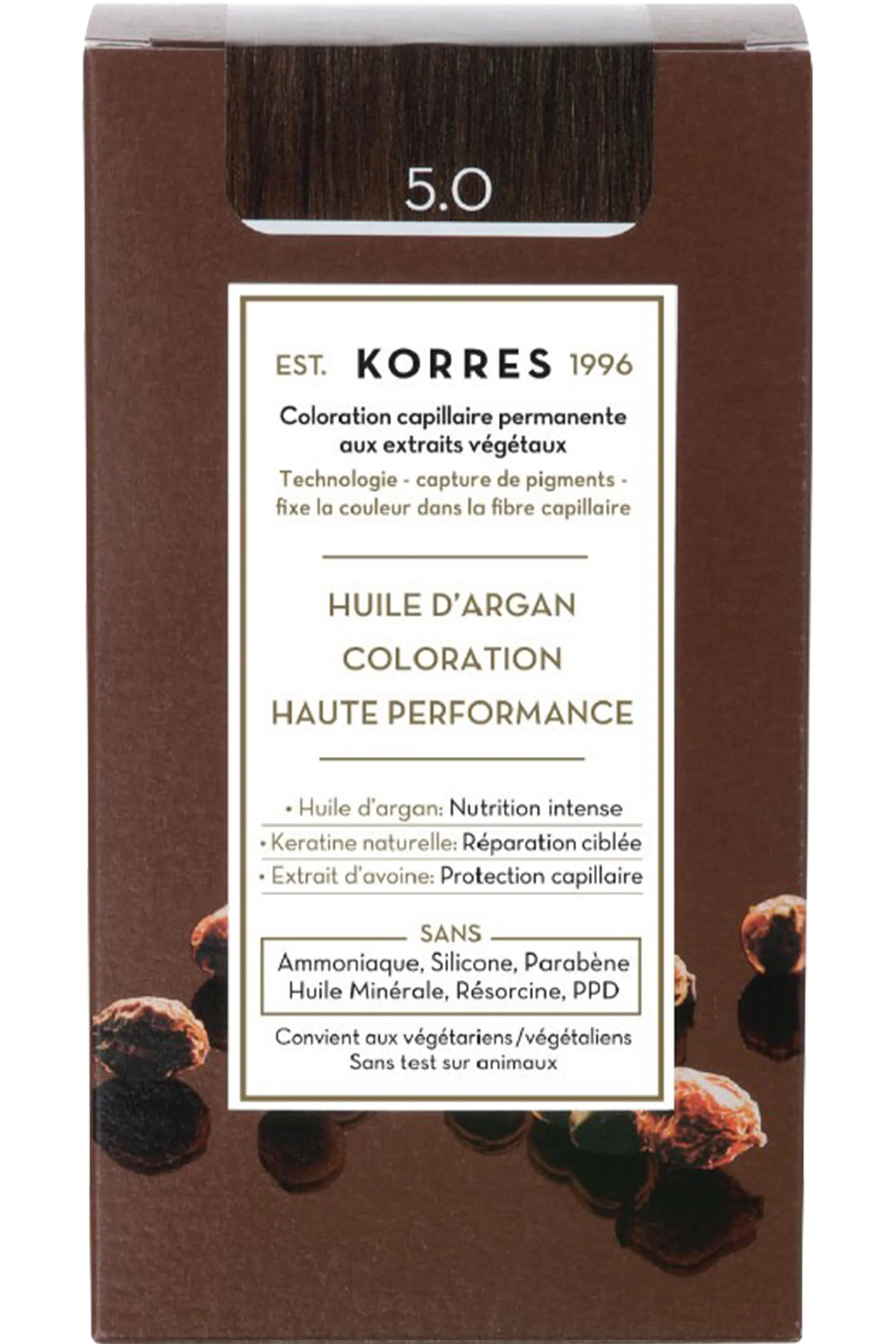 Korres Coloration permanente huile d’argan