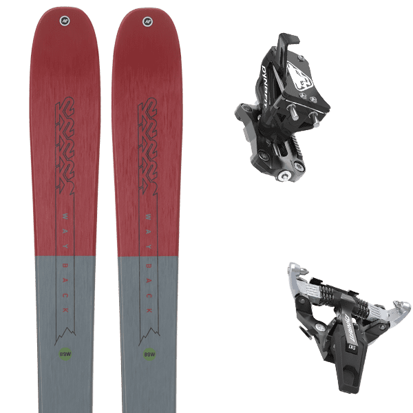 Pack ski de randonnée K2 WAYBACK 89 W + Fix
