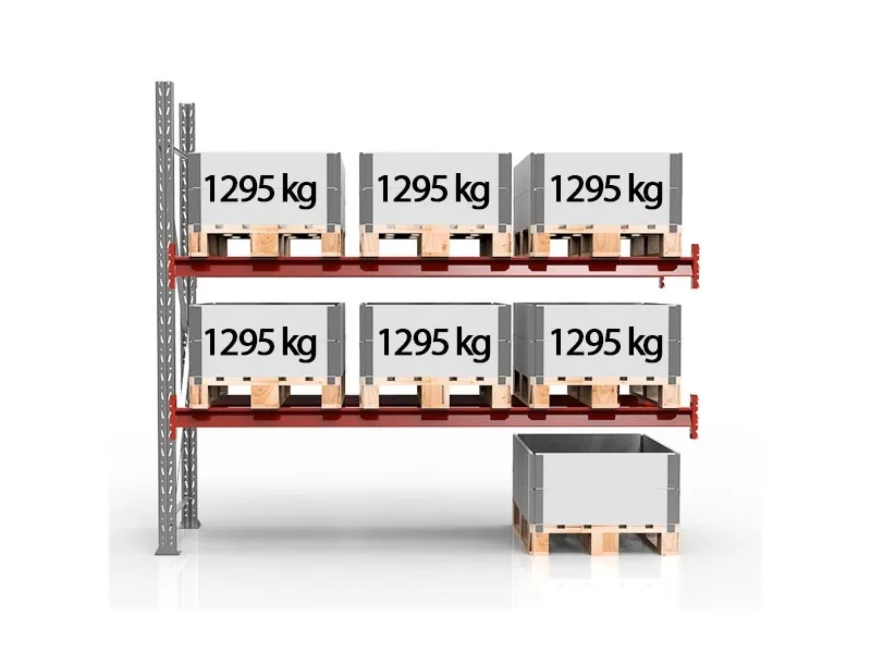 Pallereol Følgesektion 2500x2750mm 3x1300kg